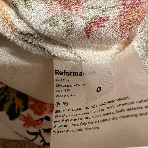 Reformation Fay Sleeveless Tie Shoulder Jumpsuit - Picture 8 of 8